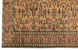 Naturel Over Dyed Vintage Rug 6'2'' x 8'8'' ft 188 x 263 cm