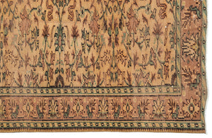 Naturel Over Dyed Vintage Rug 6'2'' x 8'8'' ft 188 x 263 cm
