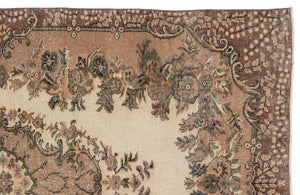 Naturel Over Dyed Vintage Rug 5'4'' x 8'8'' ft 163 x 264 cm
