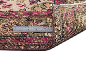 Naturel Over Dyed Vintage Rug 5'2'' x 8'11'' ft 157 x 273 cm