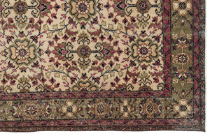 Naturel Over Dyed Vintage Rug 5'2'' x 8'11'' ft 157 x 273 cm