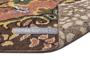 Naturel Over Dyed Vintage Rug 5'9'' x 10'1'' ft 174 x 308 cm