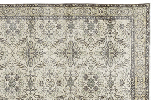 Naturel Over Dyed Vintage Rug 4'9'' x 8'0'' ft 144 x 245 cm