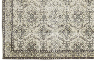 Naturel Over Dyed Vintage Rug 4'9'' x 8'0'' ft 144 x 245 cm