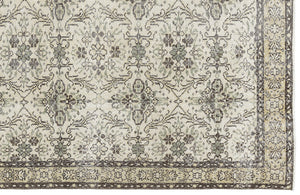 Naturel Over Dyed Vintage Rug 4'9'' x 8'0'' ft 144 x 245 cm