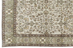 Naturel Over Dyed Vintage Rug 5'3'' x 9'3'' ft 160 x 283 cm