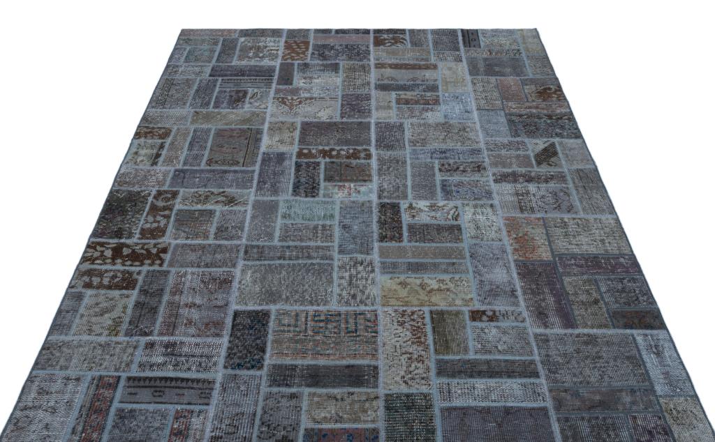 Apex Patchwork Unique Gray 24865 160 cm X 230 cm