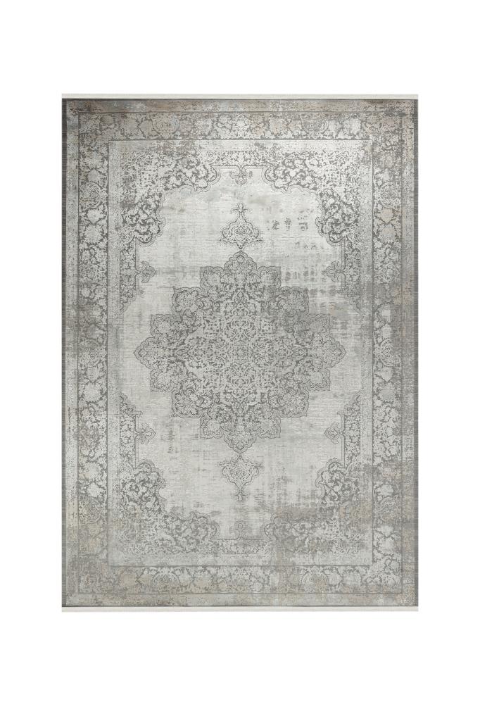 Aura Anthracite Bamboo Woven Modern Living Room Rug 2891