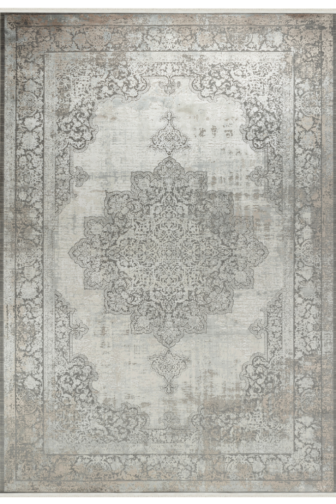 Aura Anthracite Bamboo Woven Modern Living Room Rug 2891