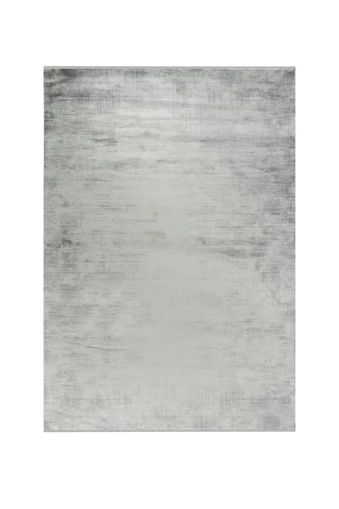 Aura Gray Bamboo Woven Modern Living Room Rug 2815