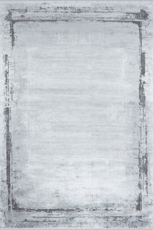 Aura Gray Bamboo Woven Modern Living Room Rug 2821