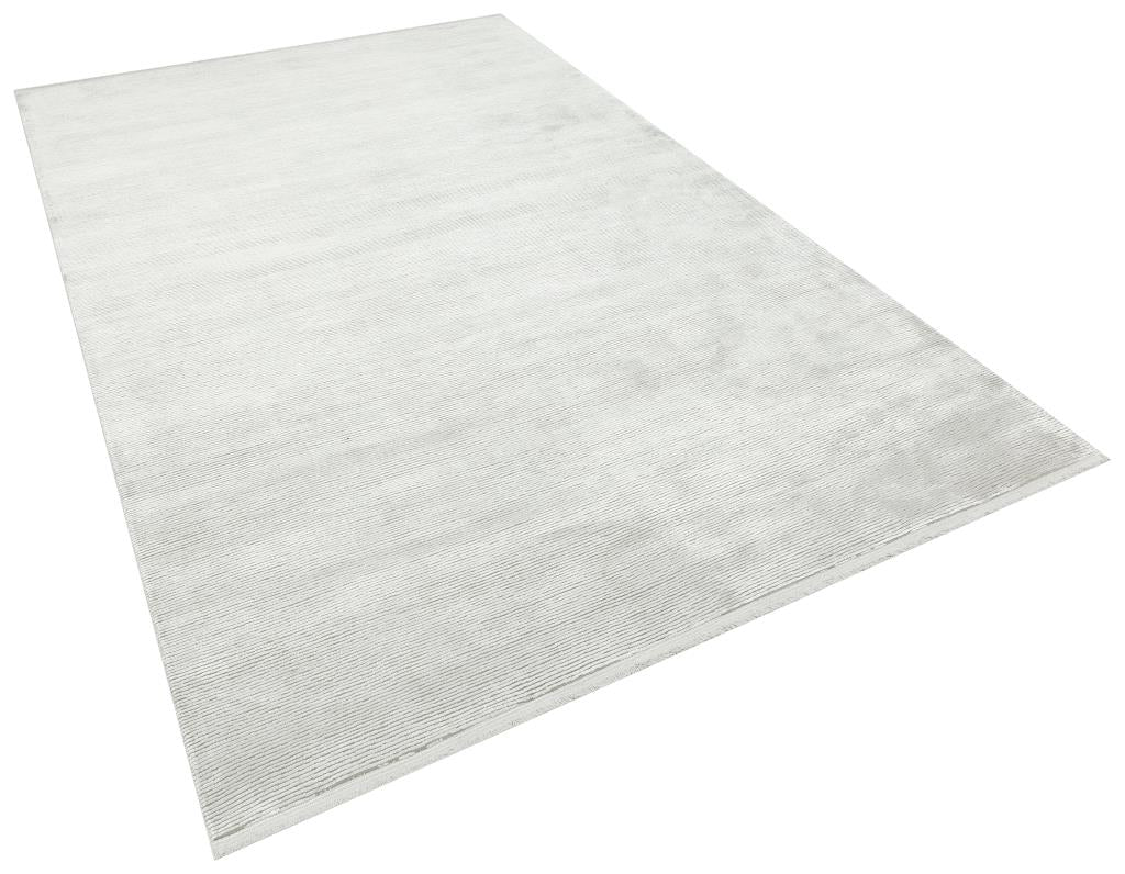 Aura Gray Bamboo Woven Modern Living Room Rug 2831