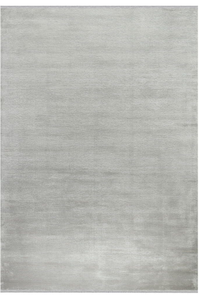 Aura Gray Bamboo Woven Modern Living Room Rug 2831