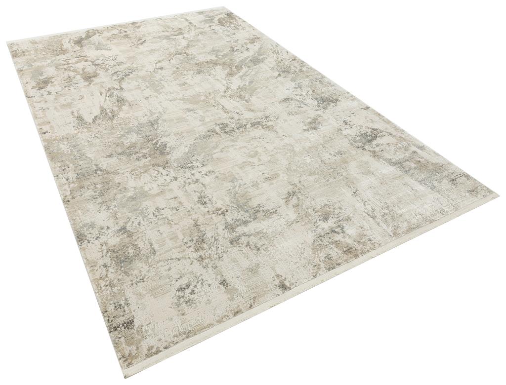Aura Gray Bamboo Woven Modern Living Room Rug 2851