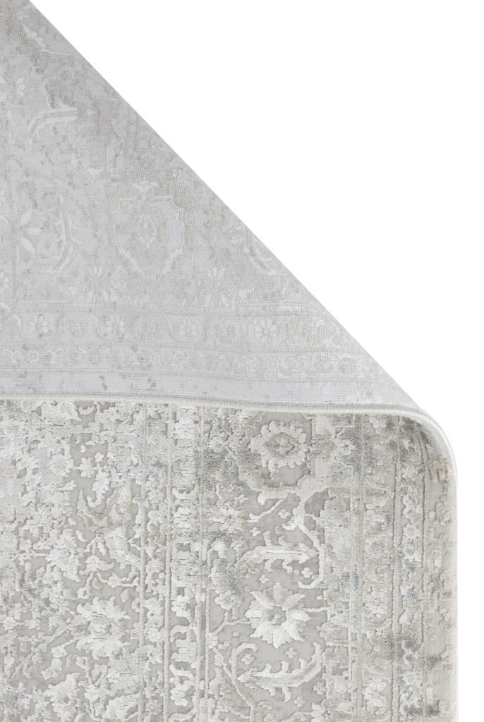 Aura Gray Bamboo Woven Modern Living Room Rug 2871