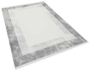 Caliente Gray Viscose Woven Modern Living Room Rug 4931