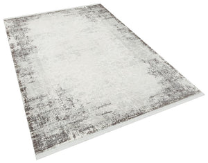 Caliente Mink Viscose Woven Modern Living Room Rug 4912