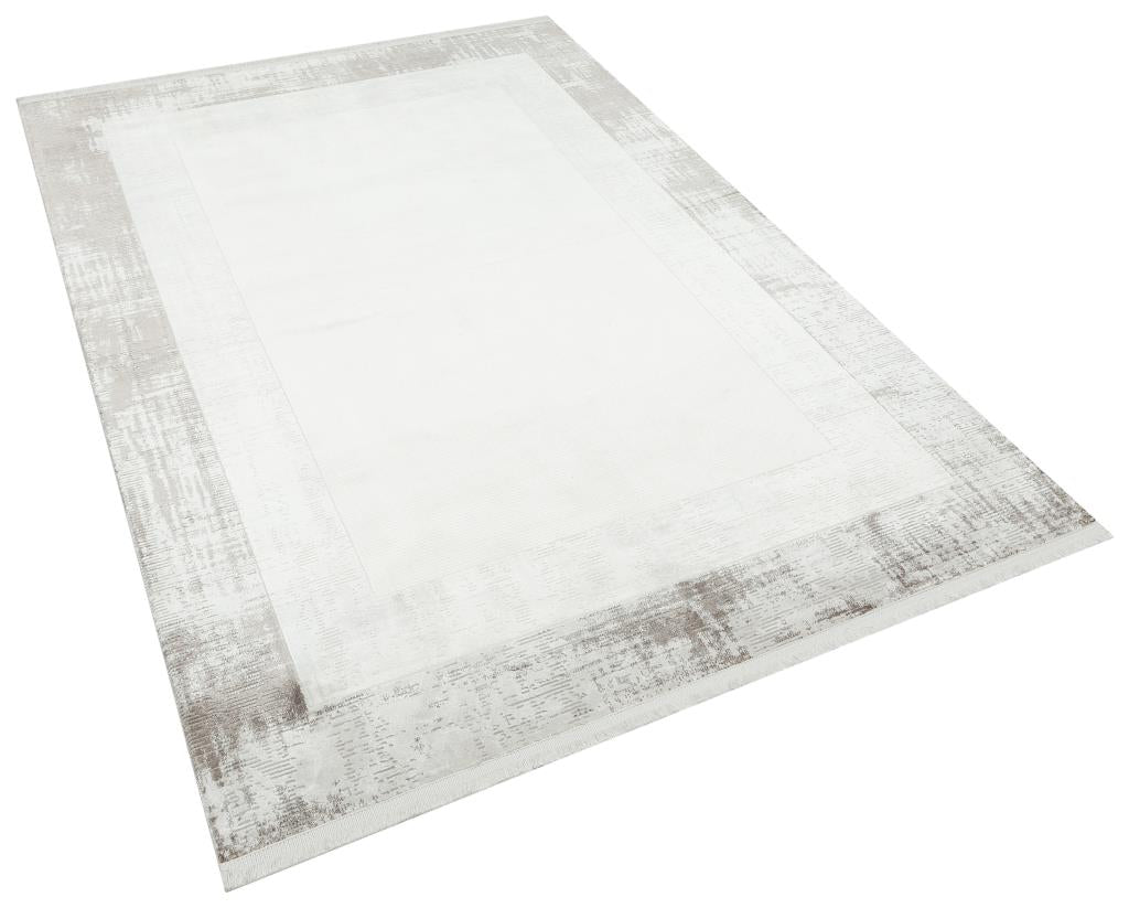 Caliente Mink Viscose Woven Modern Living Room Rug 4932