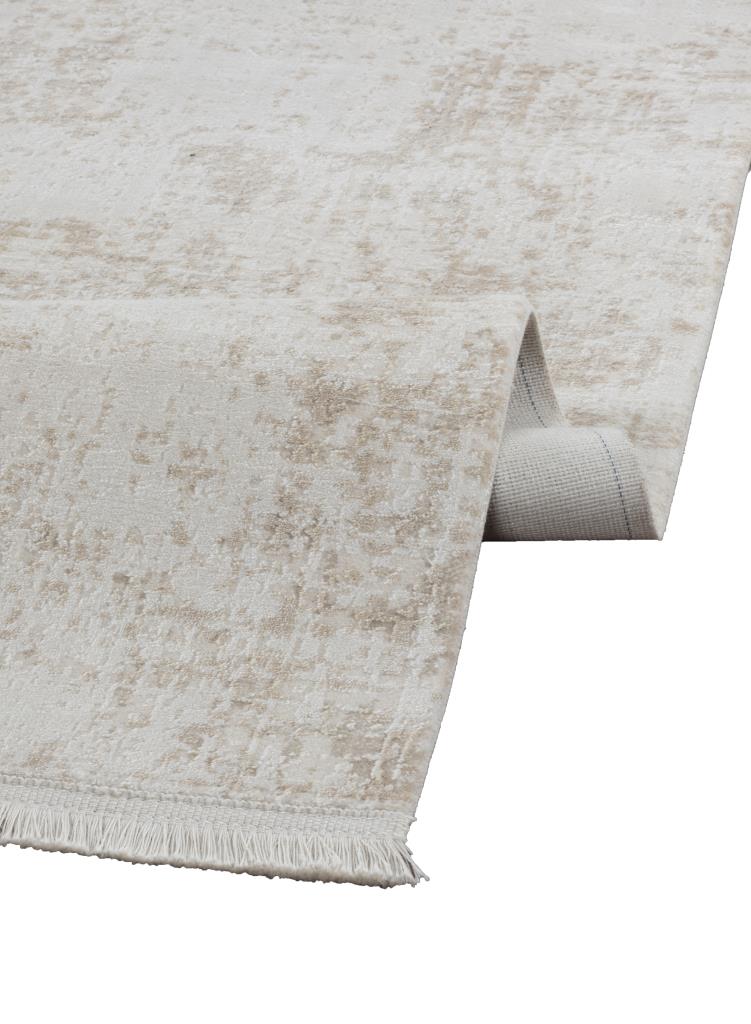 Calista Cream Viscose Woven Modern Living Room Rug 1762