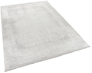 Calista Gray Viscose Woven Modern Living Room Rug 1711