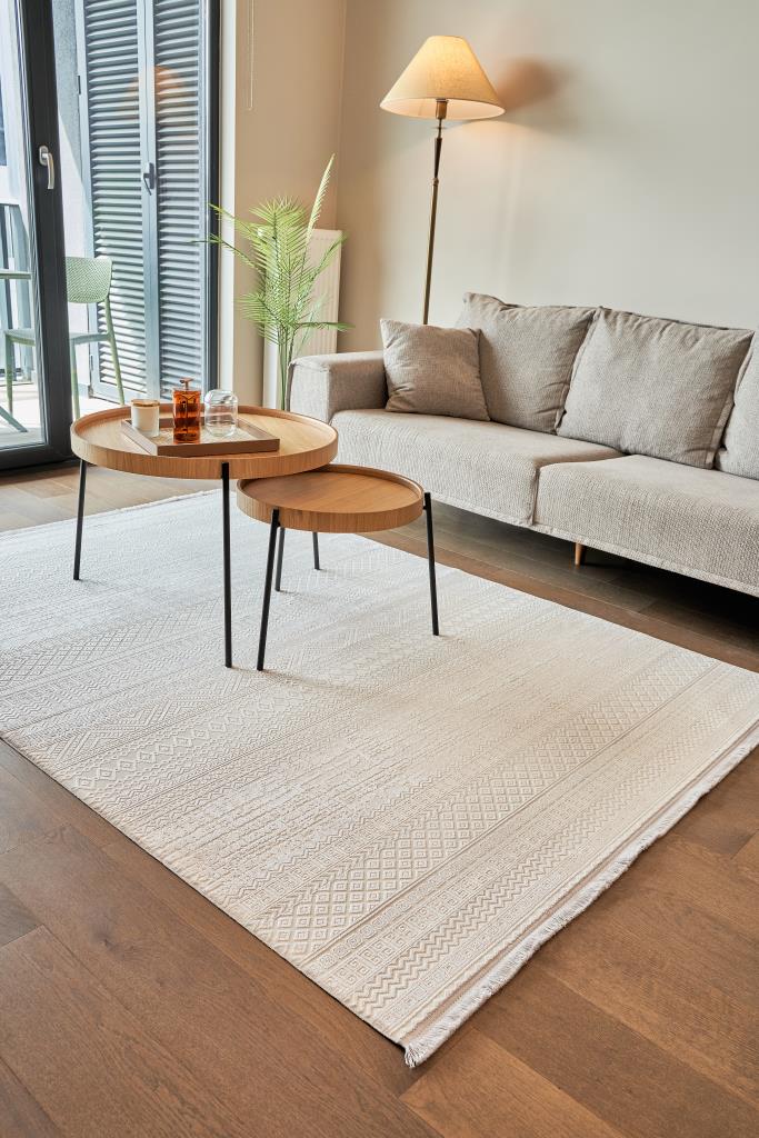 Calista Gray Viscose Woven Modern Living Room Rug 1721