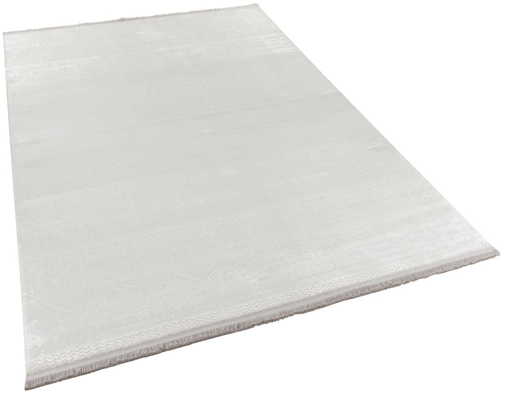 Calista Gray Viscose Woven Modern Living Room Rug 1721