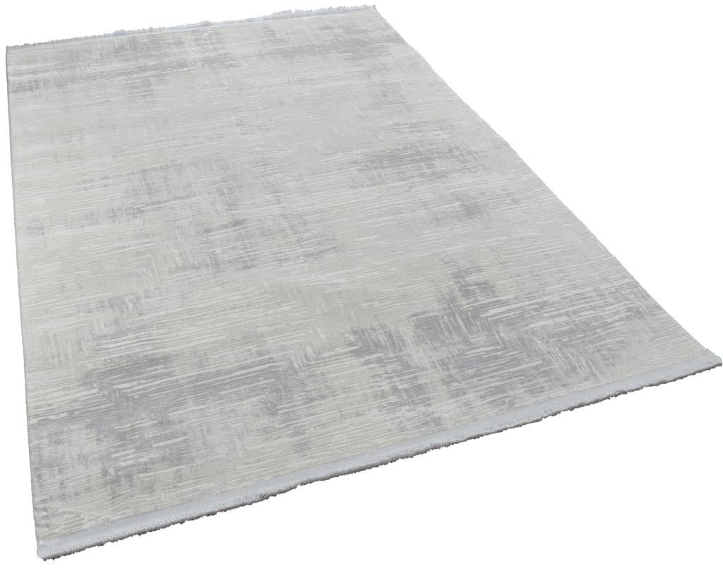 Calista Gray Viscose Woven Modern Living Room Rug 1751