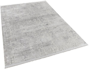 Calista Gray Viscose Woven Modern Living Room Rug 1761