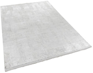 Calista Gray Viscose Woven Modern Living Room Rug 1761