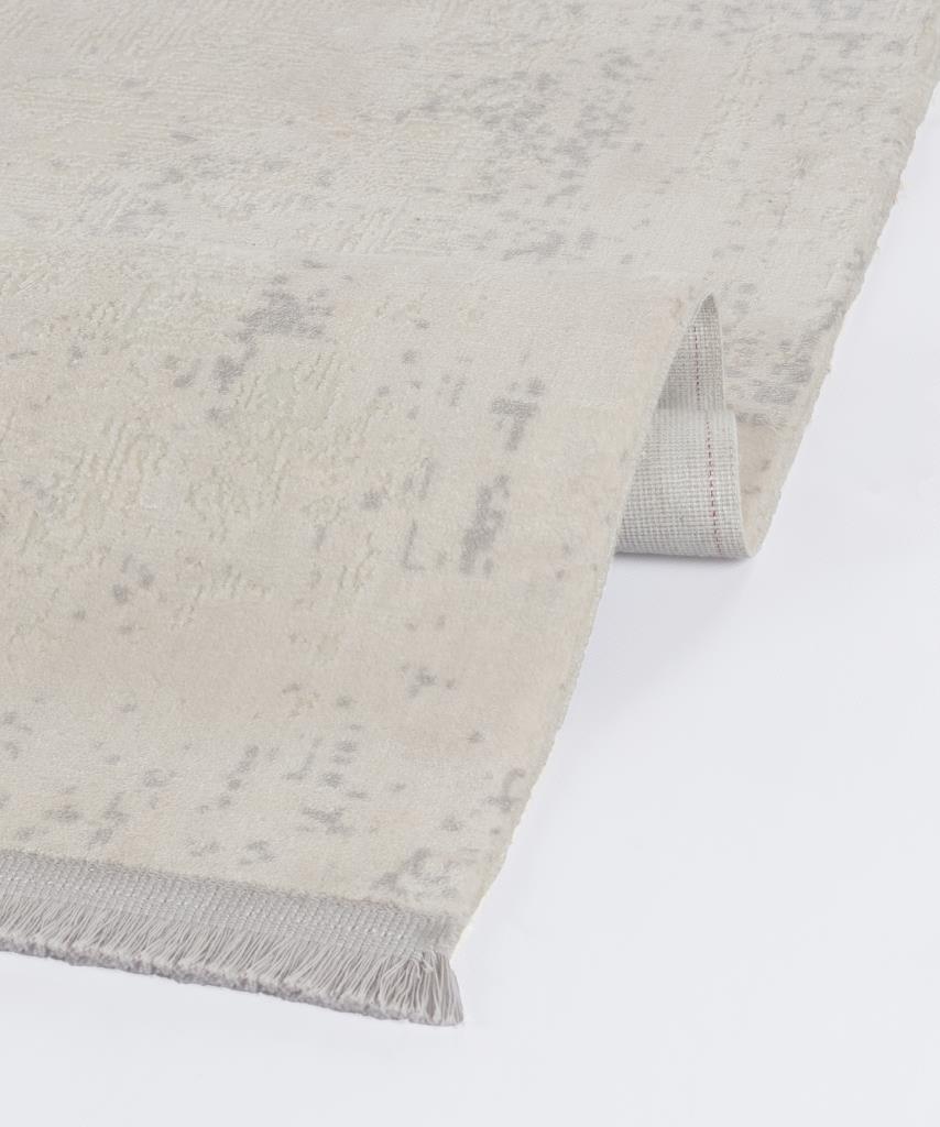 Calista Gray Viscose Woven Modern Living Room Rug 1771
