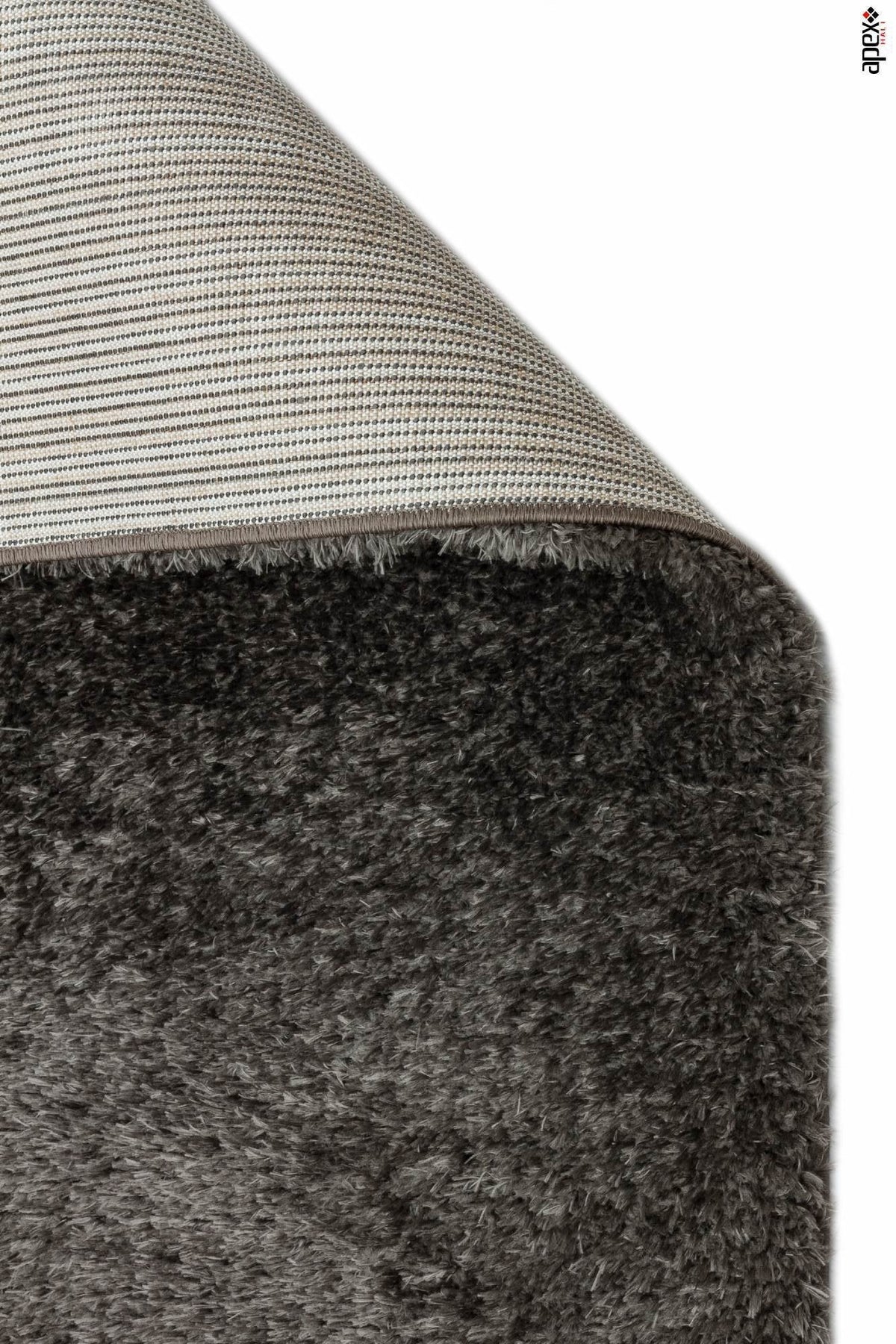 Cosy Anthracite Shaggy Thick Plush Rug 9904