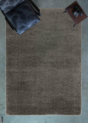 Cosy Anthracite Shaggy Thick Plush Rug 9904