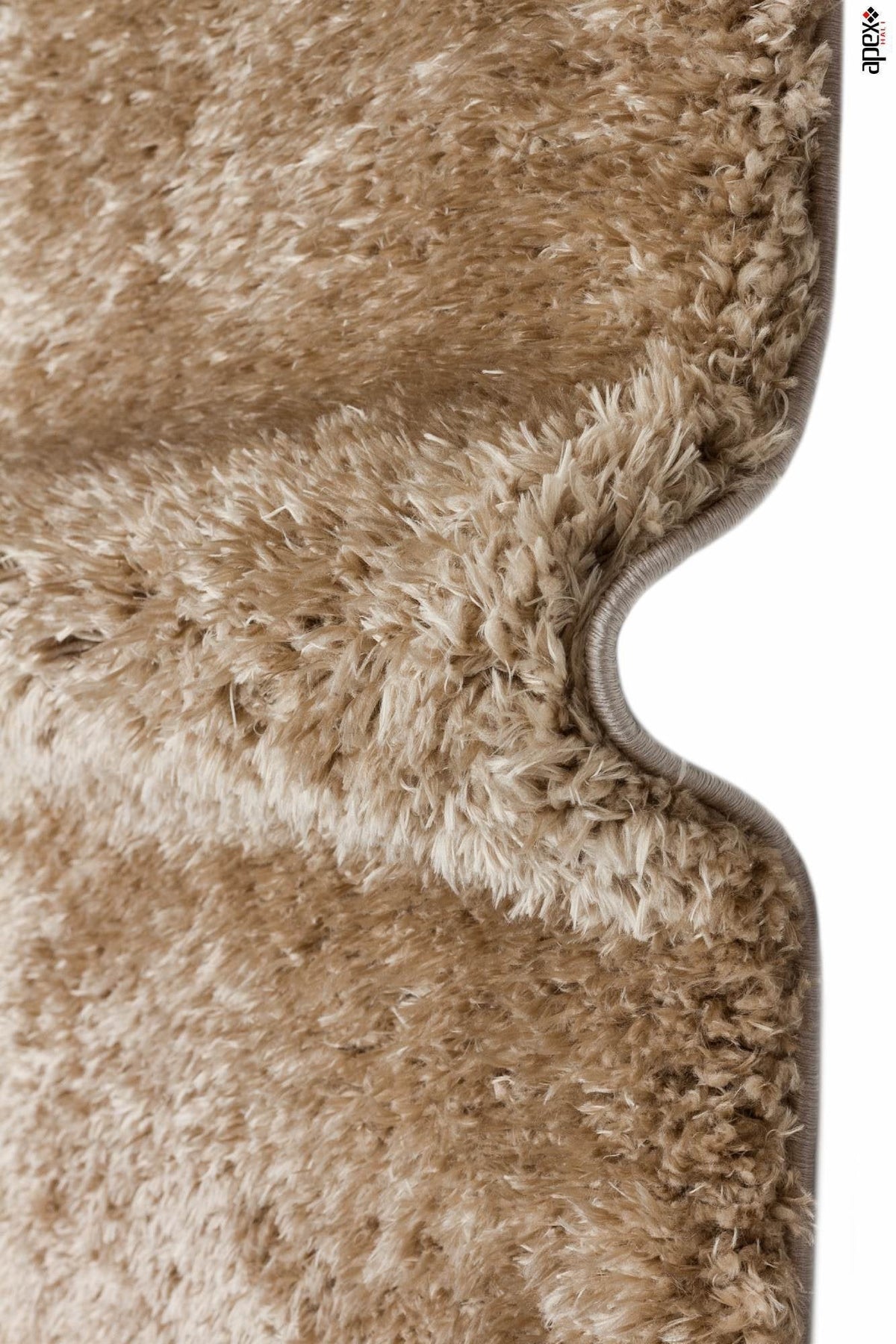 Cosy Brown Shaggy Thick Plush Rug 9905