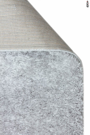 Cosy Grey Shaggy Thick Plush Rug 9902