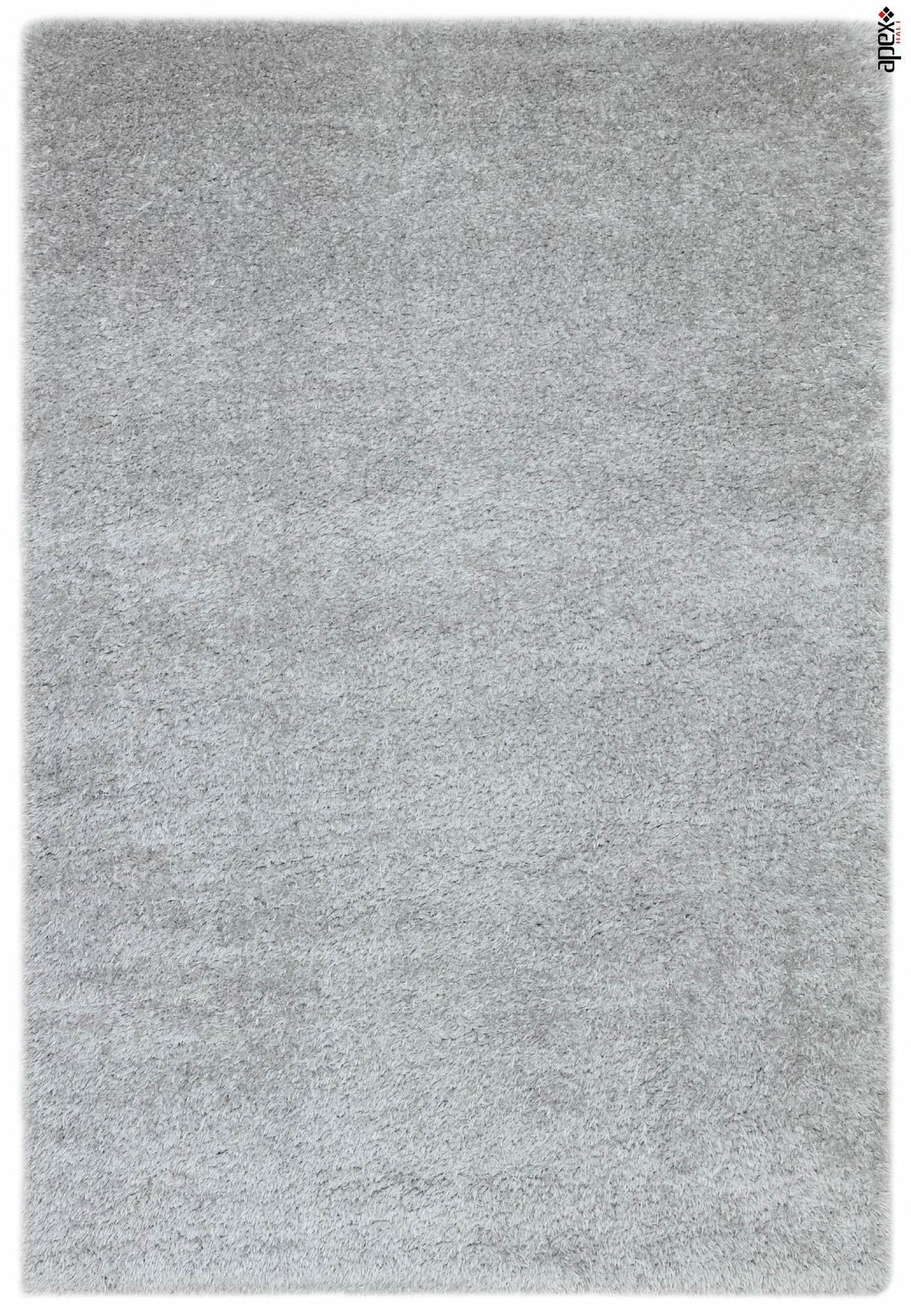 Cosy Grey Shaggy Thick Plush Rug 9902