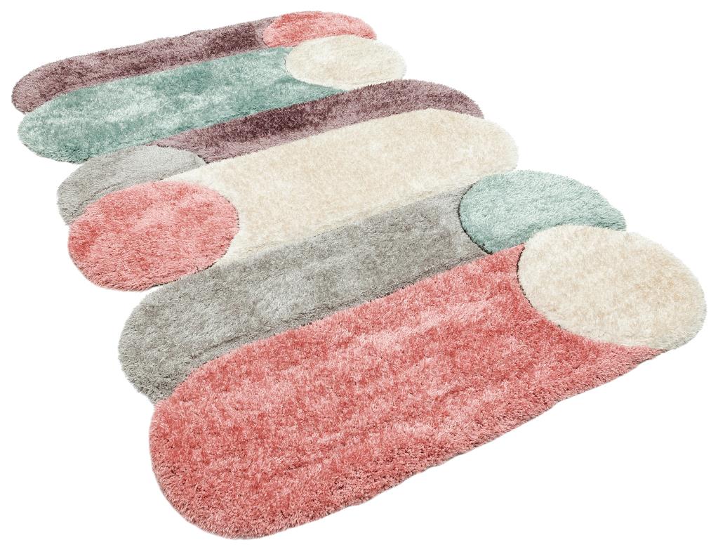 Florida Multi Shaggy Thick Plush Rug 5221