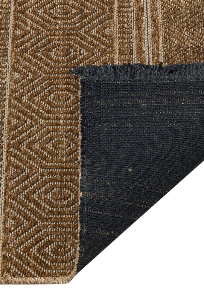 Gloria Jute Scandinavian Patterned Beige Kilim Rug 4002
