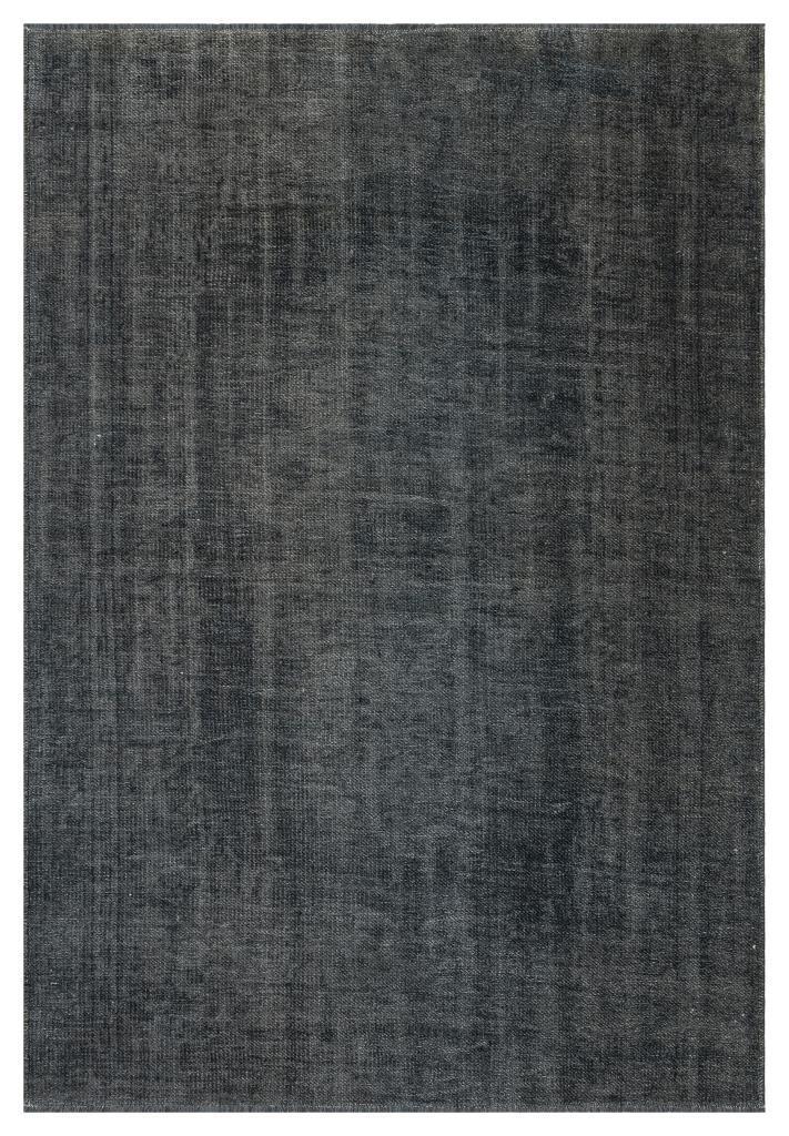 Gravity Gray Thin Rug With Washable Fringes 2308