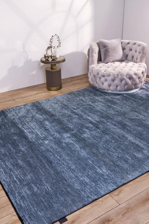 Hare Plus Modern Shiny Textured Area Rug 8917