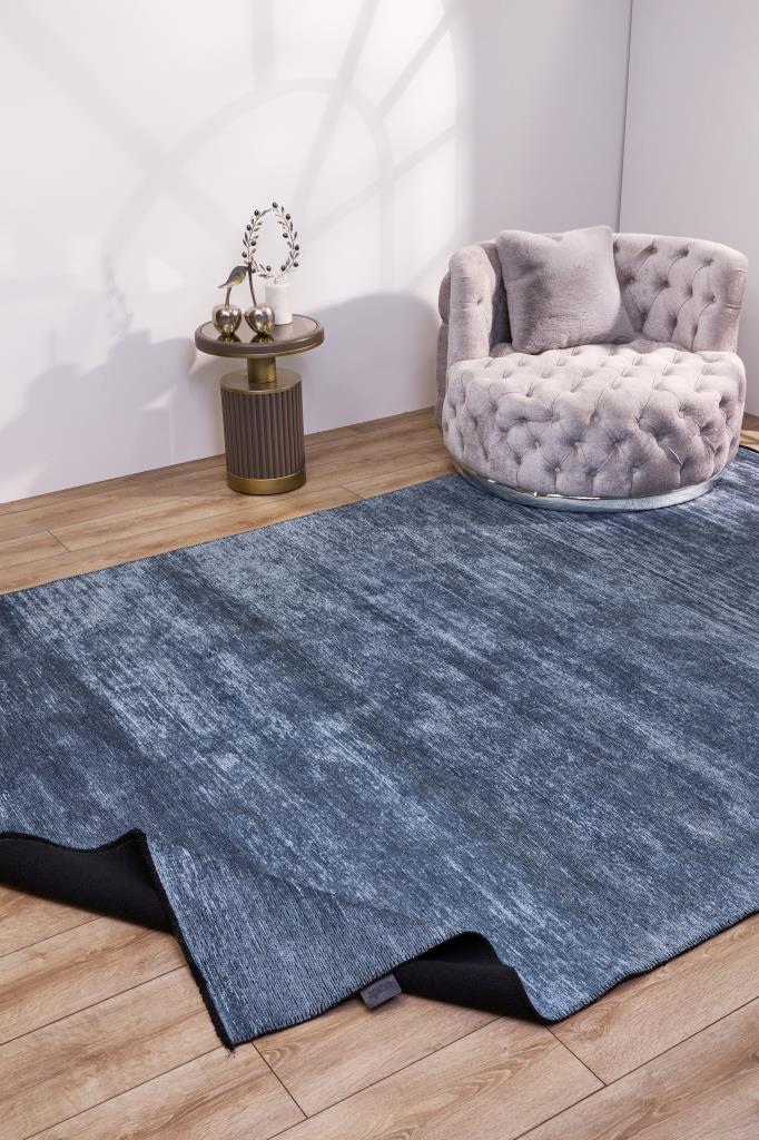 Hare Plus Modern Shiny Textured Area Rug 8917