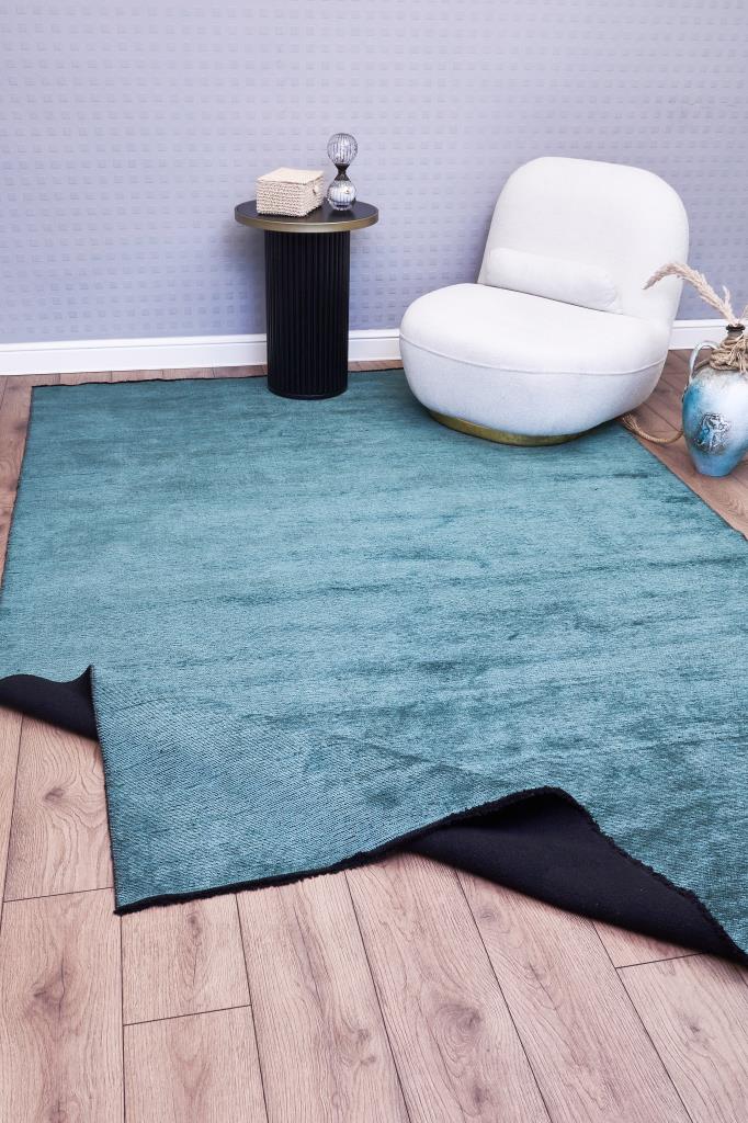 Hare Plus Modern Shiny Textured Area Rug 8918