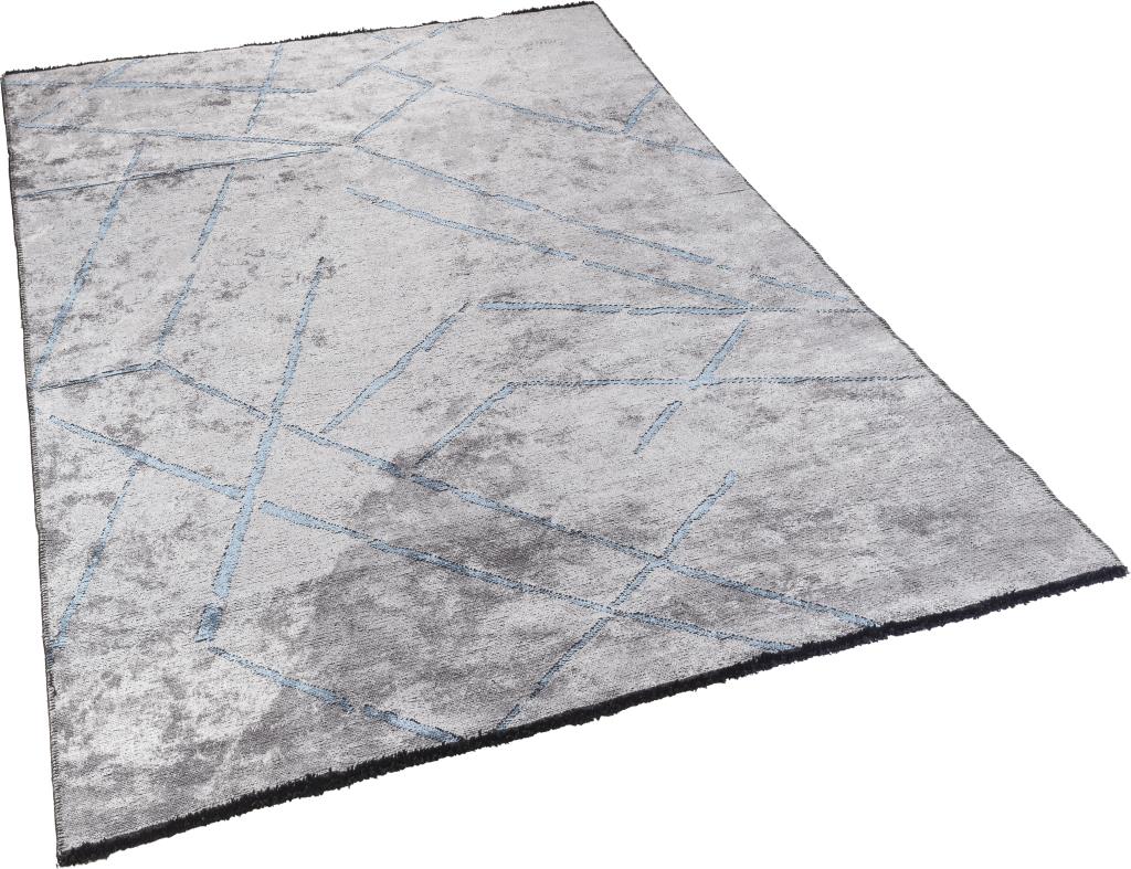 Hare Premium Modern Shiny Textured Area Rug 1312