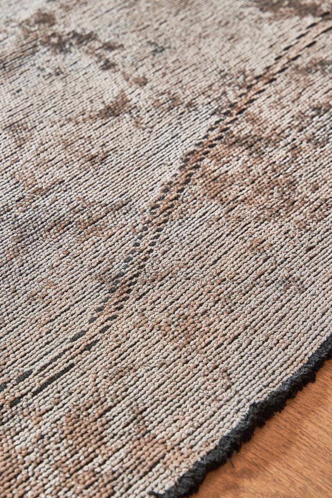 Hare Premium Modern Shiny Textured Area Rug 1322