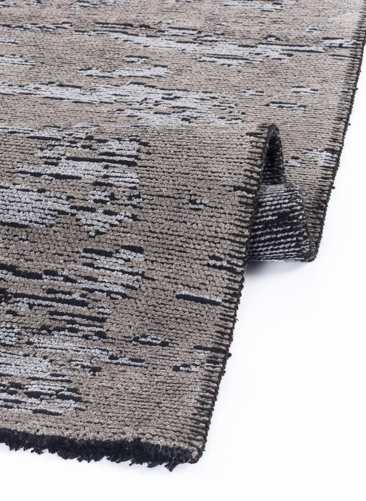 Hare Premium Modern Shiny Textured Area Rug 1331