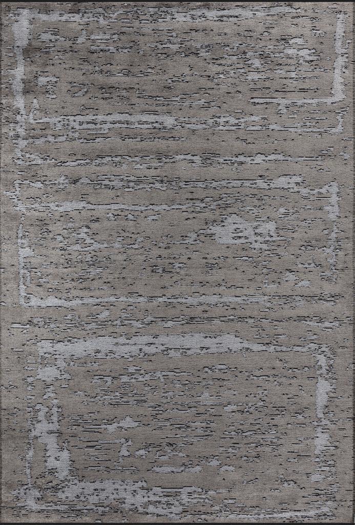 Hare Premium Modern Shiny Textured Area Rug 1331