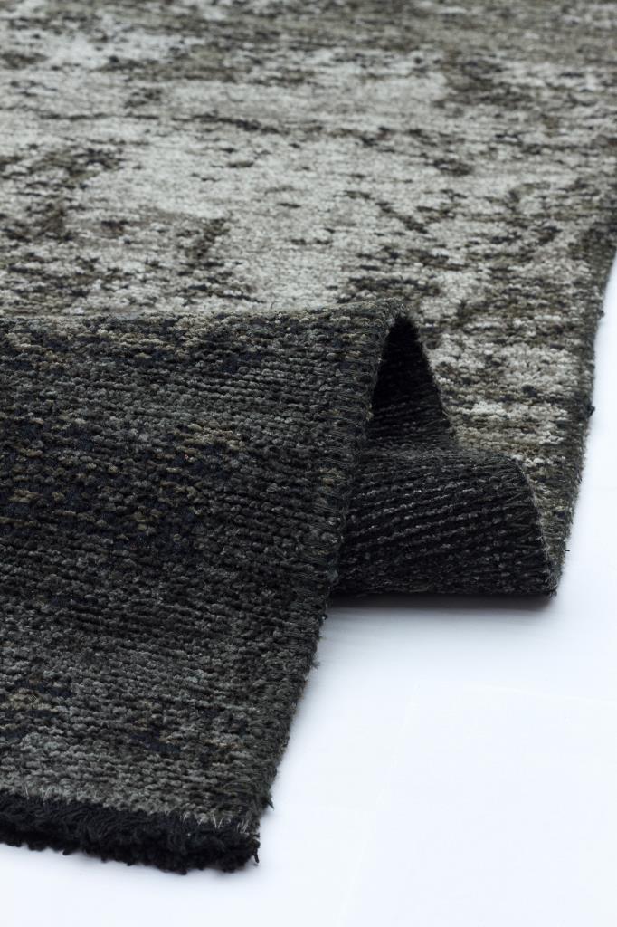 Hare Unique Modern Shiny Textured Area Rug 1411