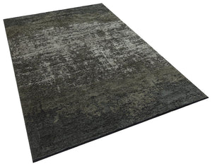Hare Unique Modern Shiny Textured Area Rug 1411
