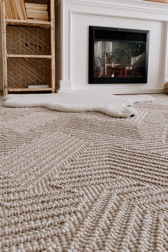 Havana Scandinavian and Embossed Patterned Fringed Area Rug 8592 ...