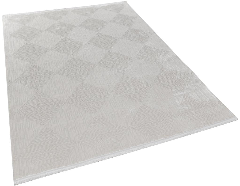 Lima Modern Pattern Cream Living Room Rug 6241