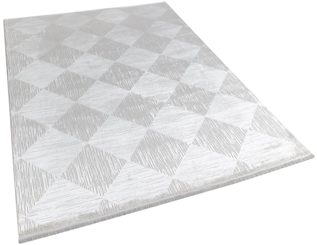 Lima Modern Pattern Cream Living Room Rug 6241